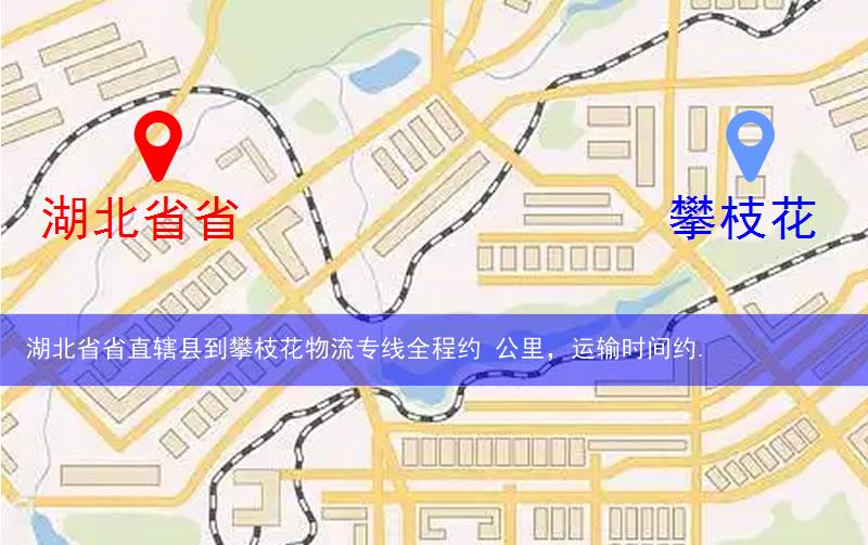 湖北省省直轄縣到攀枝花物流路線